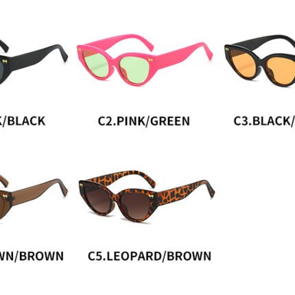 NQ58034 Cat Eye Sunglasses with bow decor - Image 5