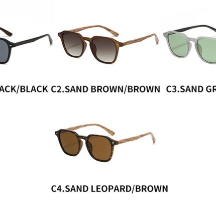 NQ7574 Fashion UV400 Sunglasses with Spring Hinge - Image 7