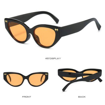 NQ58034 Cat Eye Sunglasses with bow decor - Image 6