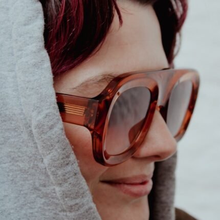 LB2410 Acetate Oversized Frame Sunglasses with CR-39 Lenses - Image 3