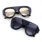 LB2410 Acetate Oversized Frame Sunglasses with CR-39 Lenses